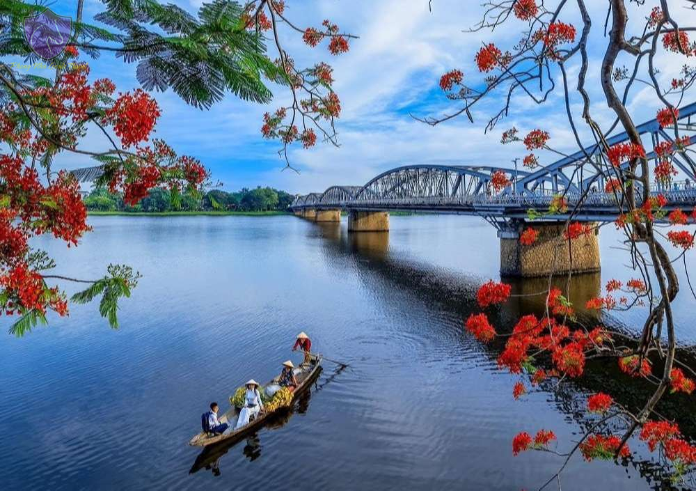 The Perfume River gently winds through Hue, adding poetic charm to the city's historic and cultural landscape